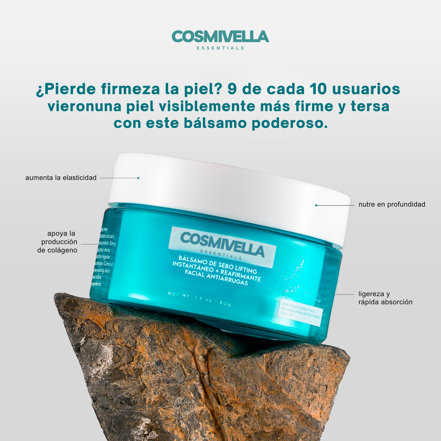 Bálsamo de Sebo Lifting Instantáneo + Reafirmante Antiarrugas.