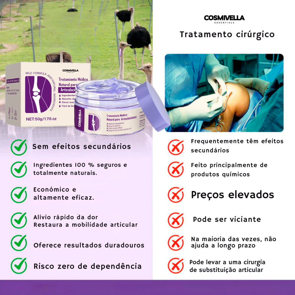 Tratamento médico natural para articulações