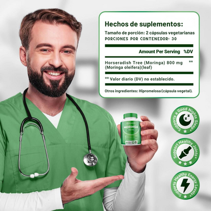 Cápsulas de Moringa Cosmivella