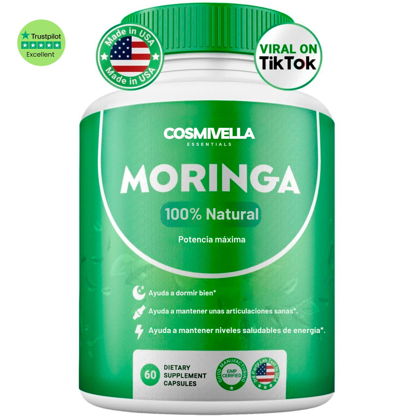Cápsulas de Moringa Cosmivella