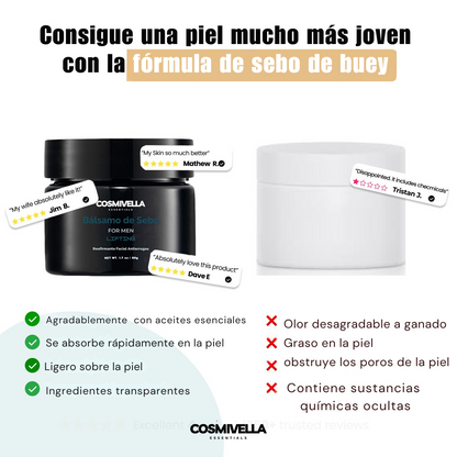 Bálsamo de Sebo Lifting Instantâneo + Reafirmante Facial Antirrugas